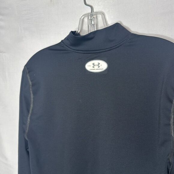 Under Armour Men’s Coldgear Black Long Sleeve Shirt. Size Medium. - Picture 6 of 6